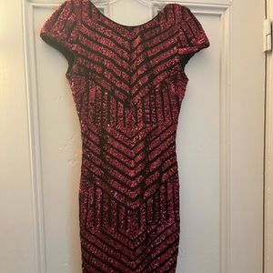 Dress the Population Bodycon Sequin Cocktaio Dress